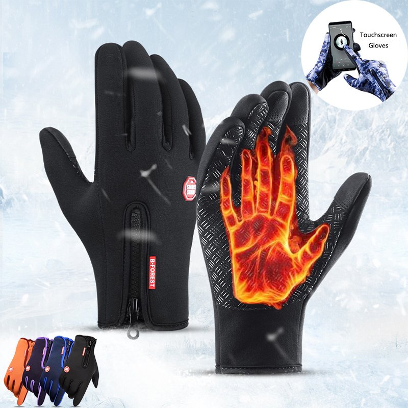 Winter Gloves Touch Screen Gloves With Fleece