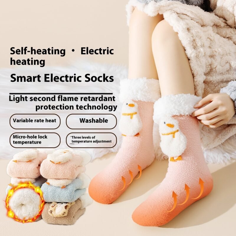 Winter Self Warming Cold-proof Socks + battery